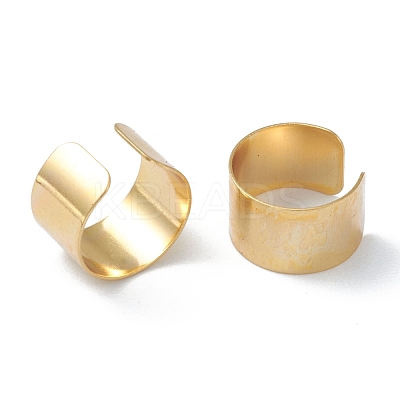 304 Stainless Steel Clip-on Earrings X-STAS-H152-02G-1