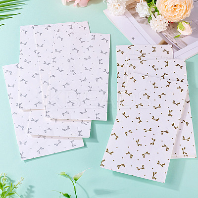 10Pcs 2 Colors Rectangle Paper Gift Bags ABAG-TA0001-71-1