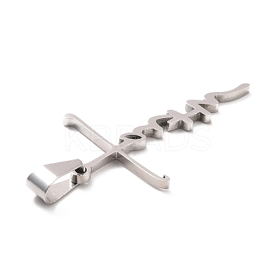 Non-Tarnish 304 Stainless Steel Pendants LS-STAS-D179-13P-1