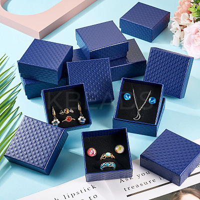 Rhombus Textured Cardboard Gift Storage Boxes CON-TAC0010-03B-02-1