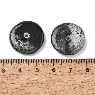 Vintage Handmade Two Tone Porcelain Beads PORC-NH0002-01B-1