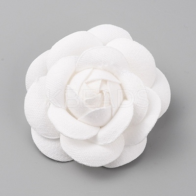 Camellia Shaped Velet Lapel Pin JEWB-WH0010-50C-1