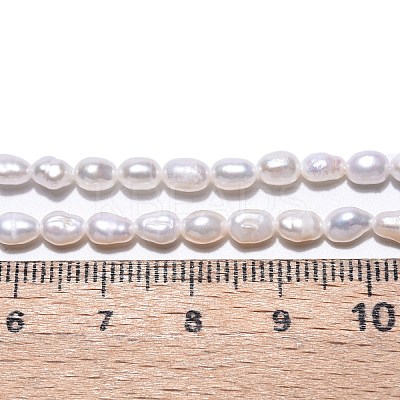 Natural Cultured Freshwater Pearl Beads Strands X-PEAR-N014-04E-1