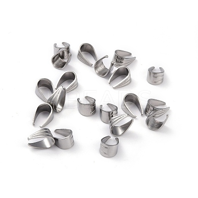 Non-Tarnish 304 Stainless Steel Snap on Bails LS-STAS-H151-06P-1