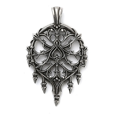 Halloween 316 Surgical Stainless Steel Pendants STAS-A123-01C-AS-1