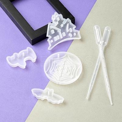 Halloween DIY Pendants Resin Silicone Molds DIY-LS0001-13-1