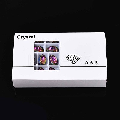 112Pcs Electroplate Glass Charms EGLA-T029-04A-1