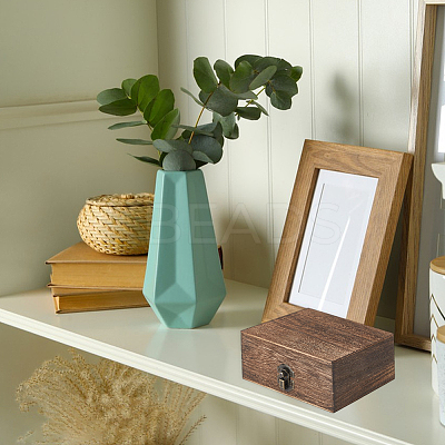 6Pcs Wooden Jewelry Packaging Boxes CON-FH0001-59-1