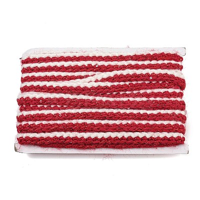 Two Tone Polyester Crochet Lace Trim OCOR-Q058-18-1