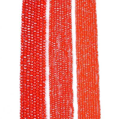 Electroplate Glass Beads Strands EGLA-A044-P1mm-A03-1