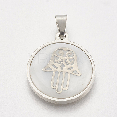 201 Stainless Steel Pendants STAS-T038-22-1