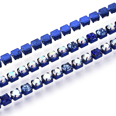 Iron Rhinestone Cup Chains CH-T007-02A-03-1