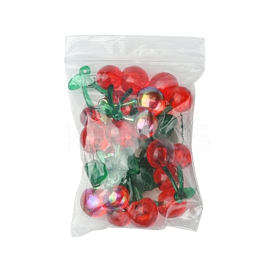 10Pcs 3 Styles Transparent Acrylic Pendants OACR-FS0001-82-1