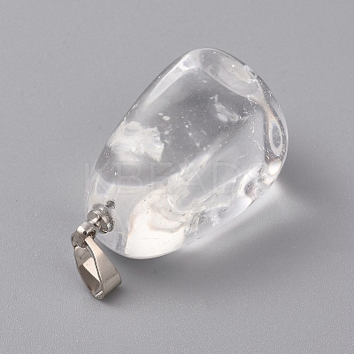 Natural & Synthetic Mixed GemstonePendants G-K302-BM-1