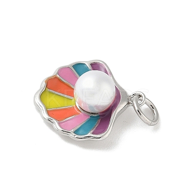 Brass Enamel Pendants KK-B148-03P-01-1