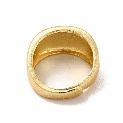 Rack Plating Brass Adjustable Rings RJEW-C050-05G-1