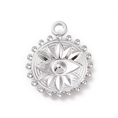 Tarnish Resistant 304 Stainless Steel Pendant Rhinestone Settings STAS-G287-16P-1