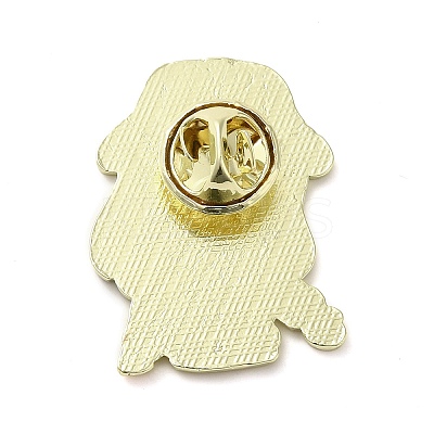 Girl Zinc Alloy Enamel Pin Brooch LS-JEWB-R022-01C-1