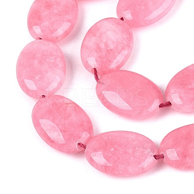 Dyed Natural White Jade Beads Strands G-N370-01A-11-1