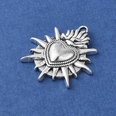 Tibetan Style Alloy Pendants PALLOY-O002-13AS-1