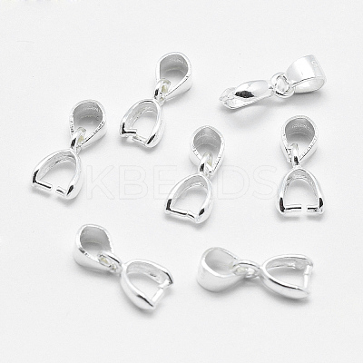 Anti-Tarnish Rhodium Plated 925 Sterling Silver Pendant Bails LS-STER-E050-03P-1