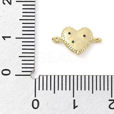 Brass Micro Pave Cubic Zirconia Charms KK-S514-04B-G-1