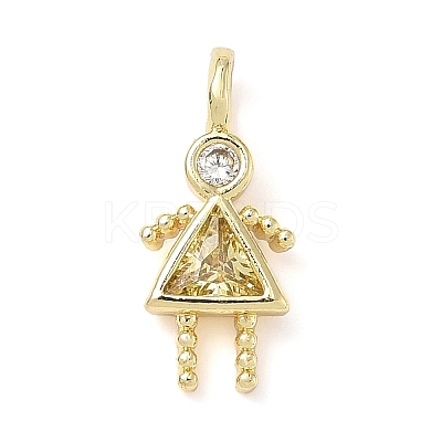 Brass Micro Pave Cubic Zirconia Pendants LS-ZIRC-I356-17G-B07-1