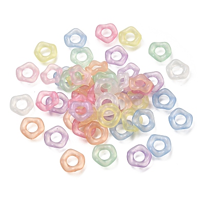 Luminous Transparent Acrylic European Beads AC-CBA9284-06-1