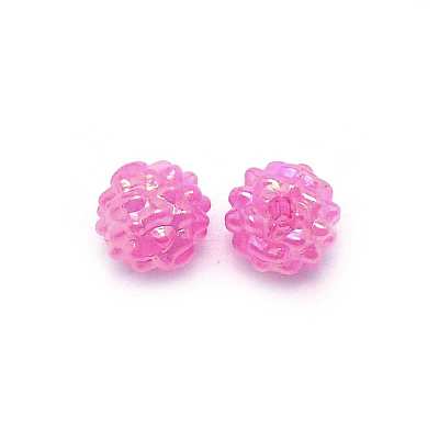 Opaque Acrylic Waxberry Beads LS-OACR-CJC0006-01H-1