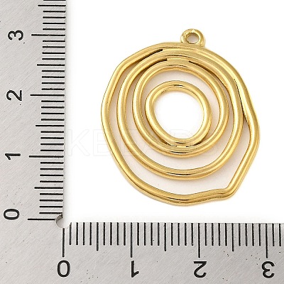 Ion Plating(IP) 304 Stainless Steel Pendants STAS-C104-28A-G-1