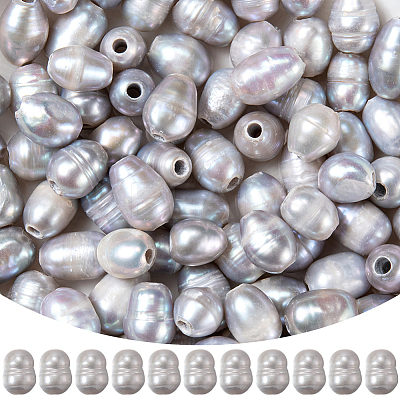 50Pcs Large Hole Pearl Beads PEAR-LT0001-09B-1