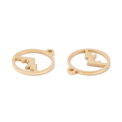 Ion Plating(IP) 304 Stainless Steel Charms STAS-N090-LA003G-1