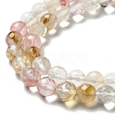 Cherry Quartz Glass Beads Strands G-P476-01B-01-1