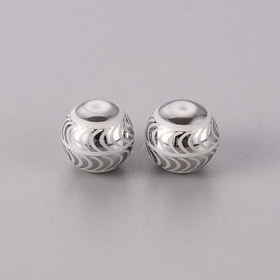 Electroplate Glass Beads EGLA-Q123-008C-1