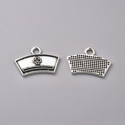 Tibetan Style Alloy Pendants TIBEP-WH0002-18AS-1