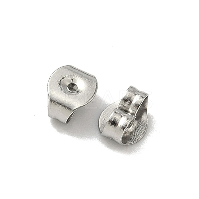 Tarnish Resistant 201 Stainless Steel Ear Nuts STAS-S028-11-1