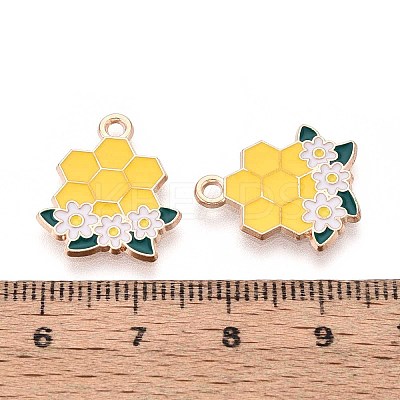 Alloy Enamel Pendants ENAM-T022-61C-1