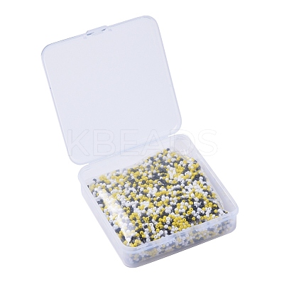 6500Pcs 300G 3 Colors Glass Seed Beads SEED-LS0001-02-1