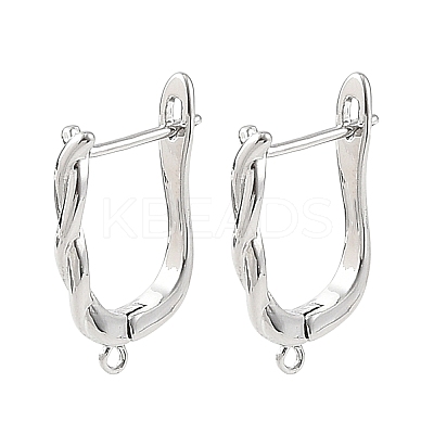 SHEGRACE Brass Hoop Earring Findings XGRQ79687-949P-1