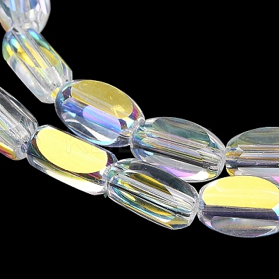 Electroplate Transparent Glass Beads EGLA-H112-01AB-01-1