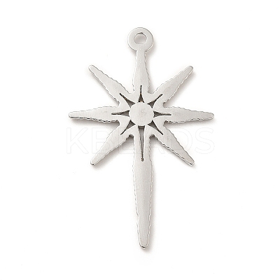 Non-Tarnish 304 Stainless Steel Pendants LS-STAS-P312-22P-1