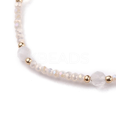 Adjustable Nylon Cord Braided Bead Bracelet BJEW-JB05683-05-1
