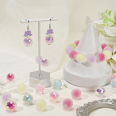 135Pcs 9 Colors Transparent Acrylic Beads TACR-PA0001-04-1