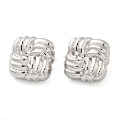 Non-Tarnish 304 Stainless Steel Stud Earrings LS-EJEW-G364-22P-1