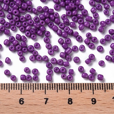 Baking Paint Glass Seed Beads SEED-S001-K11-1