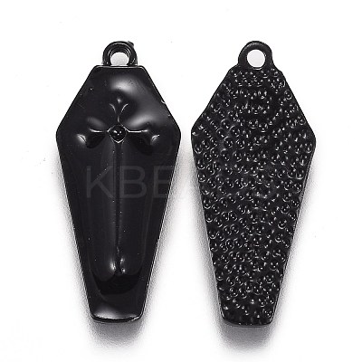 Halloween Theme Alloy Enamel Pendants X-ENAM-J649-14B-01-1