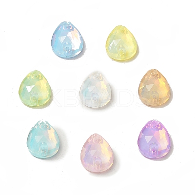 Mocha Effect Teardrop Shape Sew on Rhinestone GLAA-A024-04A-1