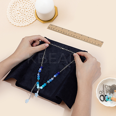 Velvet Jewelry Storage Bags with Flip Lid AJEW-WH0609-435A-1