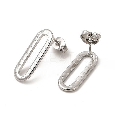 Non-Tarnish 304 Stainless Steel Stud Earrings for Women EJEW-I281-23P-1