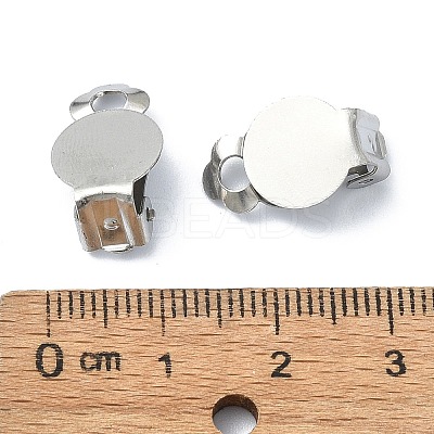 Tarnish Resistant 304 Stainless Steel Clip-on Earring Findings STAS-Q318-05P-1